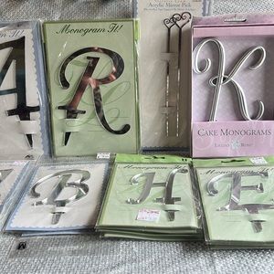 Acrylic Mirror Letter Monograms
